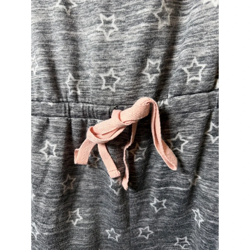 Jenni Intimates‎ long-sleeve knit pajama romper star pattern